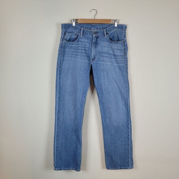 Polo Ralph Lauren Jeans Mens 35x32 Blue Denim Classic Fit Straight Leg
